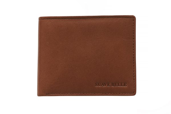 Premium Mens Leather Wallet, LTHR24003, Windsor Tan - Image 3