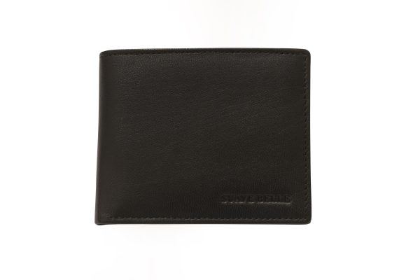 Premium Mens Leather Wallet, LTHR24001, Black - Image 2
