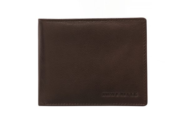 Premium Mens Leather Wallet, LTHR24003, Brown - Image 3